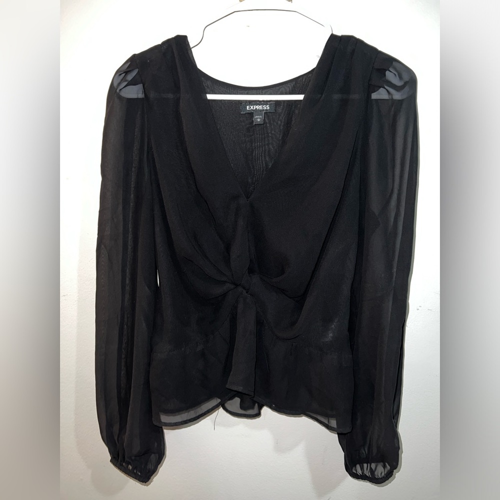 Black Express Blouse Size Medium